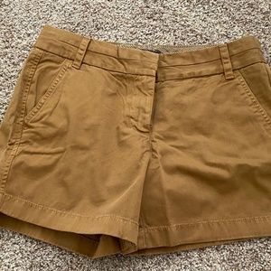 NWT J. Crew chino shirts, 5 inch inseam, size 4